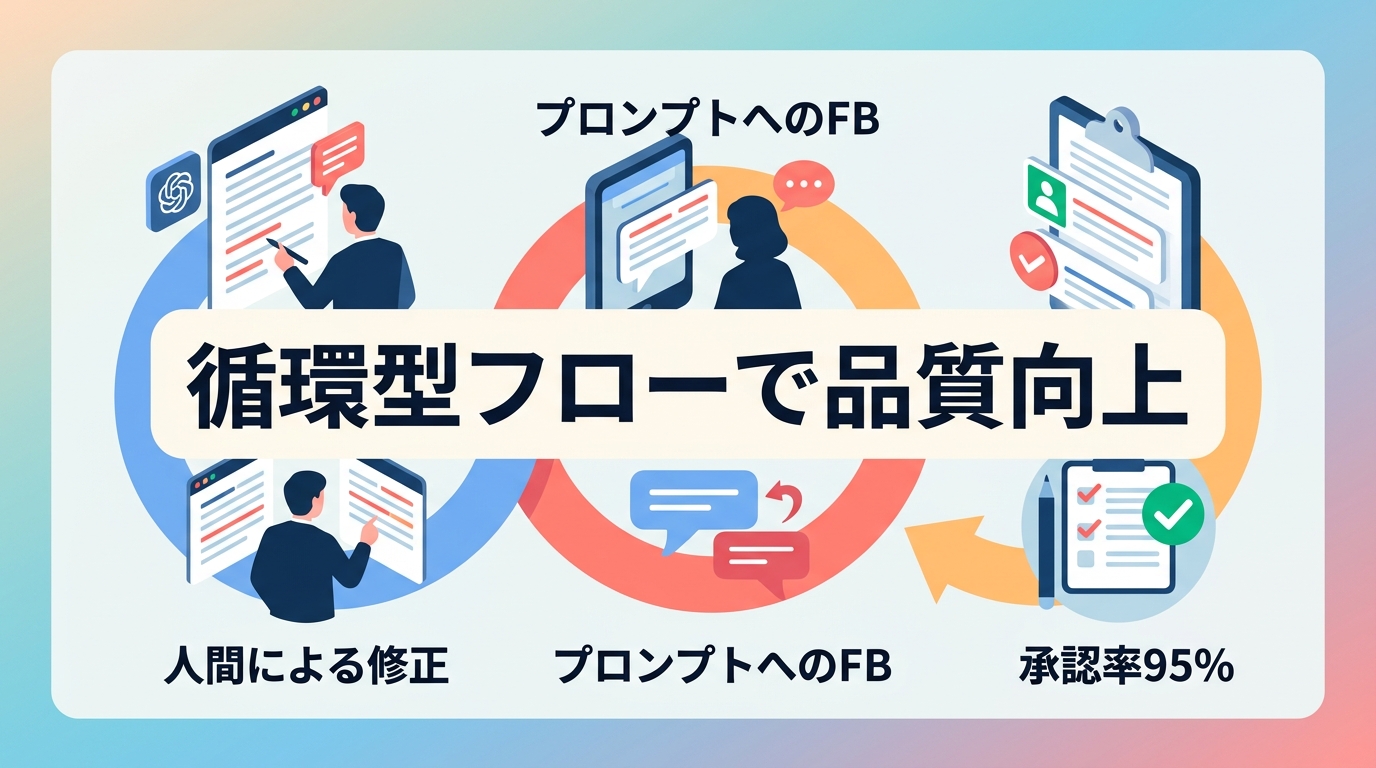 記事承認率95%を実現する「循環型品質管理フロー」とは何か？