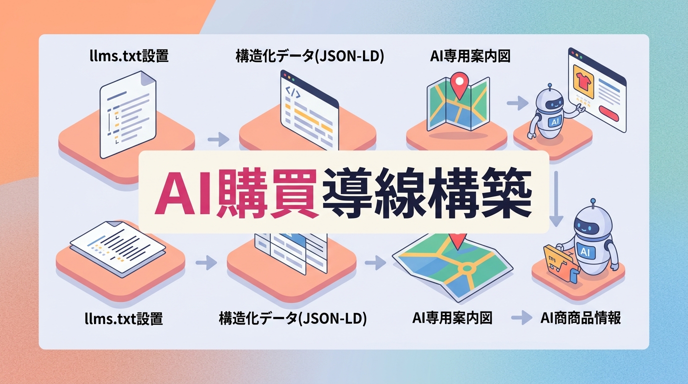 llms.txtや構造化データでAI専用の購買導線を構築する手順とは？