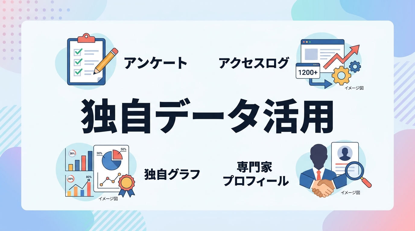 独自性を出しE-E-A-Tを強化する具体的な構成要素とは何か?