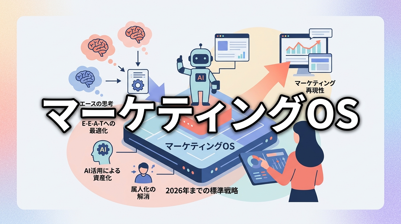 エースの思考をAIで資産化する「マーケティングOS」の構築とは？