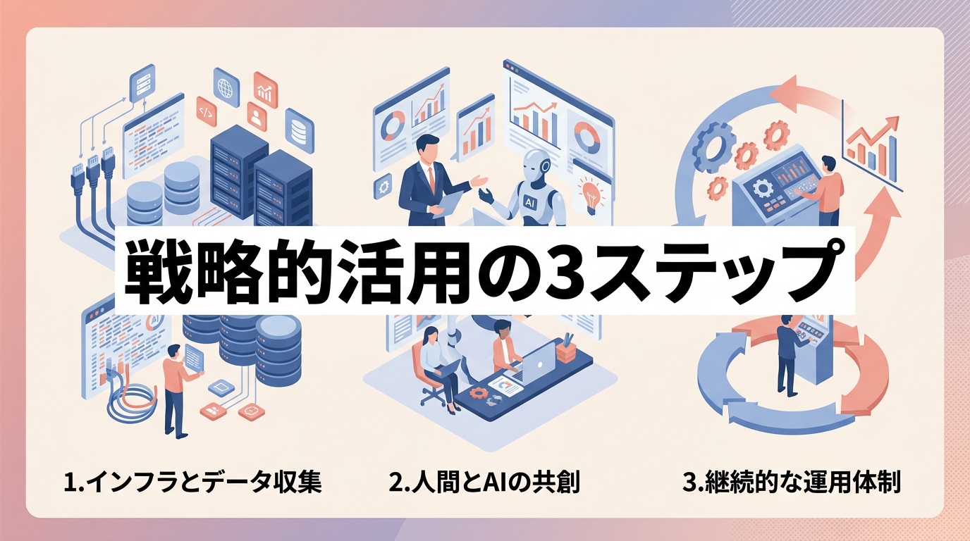 AIを戦略的パートナーに変えマーケティングトレンドを掴む3ステップとは？