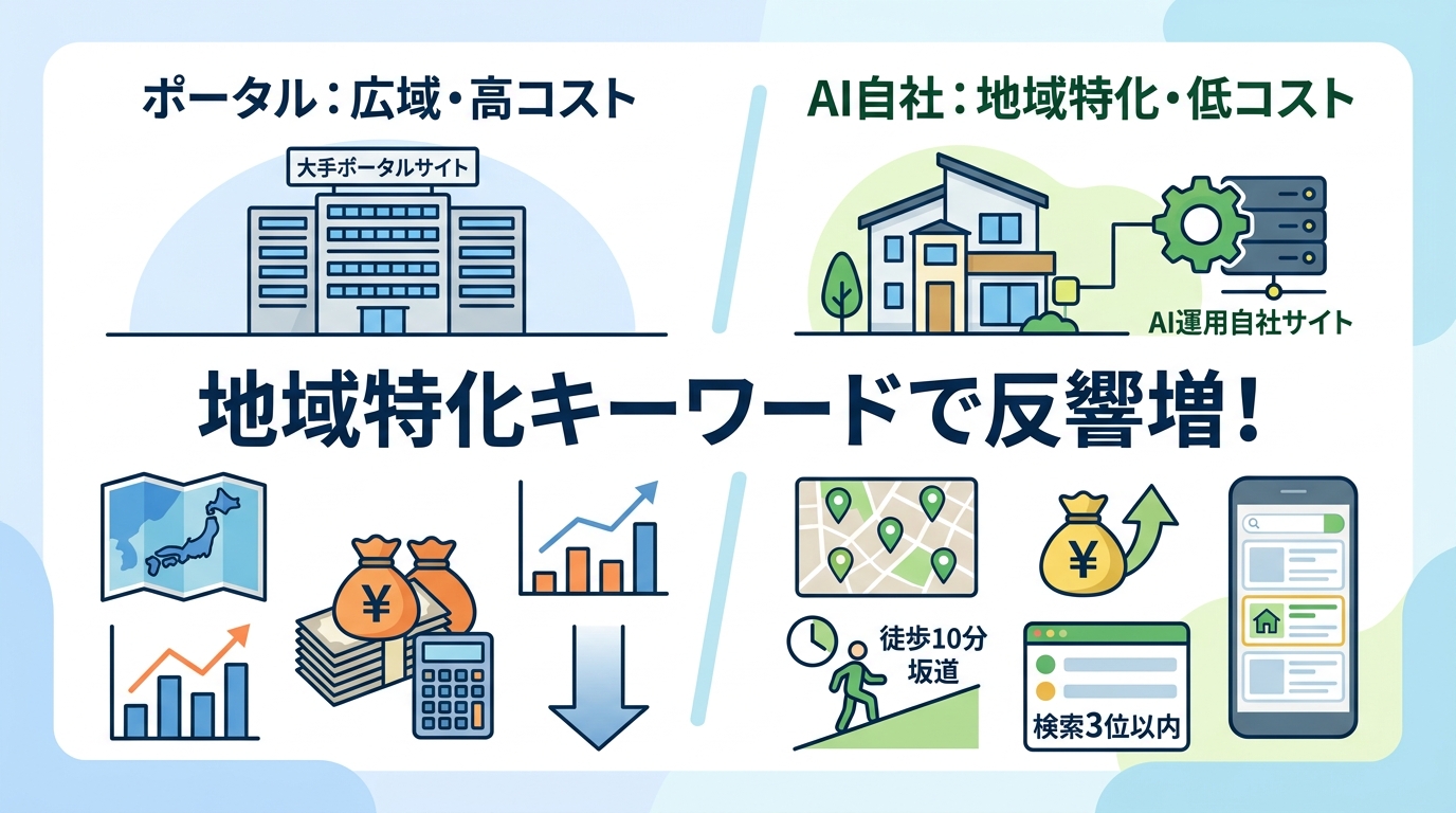 ポータルサイトに頼らず地域特化キーワードで反響を出す方法とは？