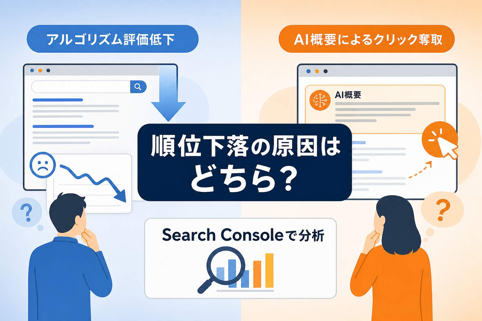 AI検索順位が下落する主な原因と特定方法は何か?