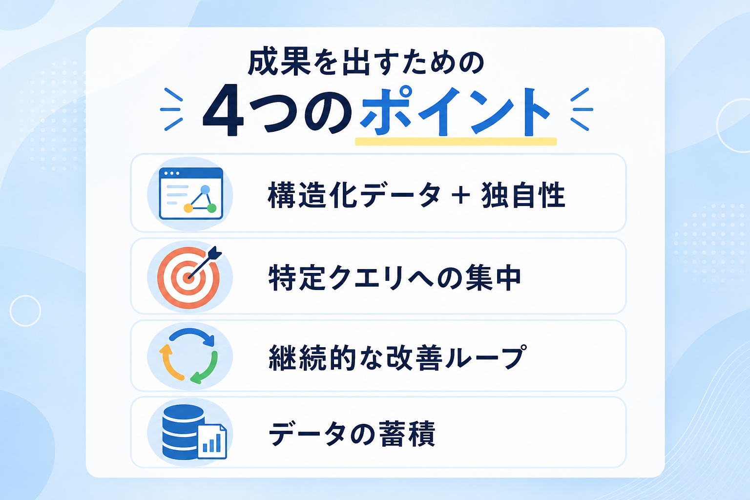 AIO対策で成果を出すために、つまずきやすい失敗理由を回避する方法とは？