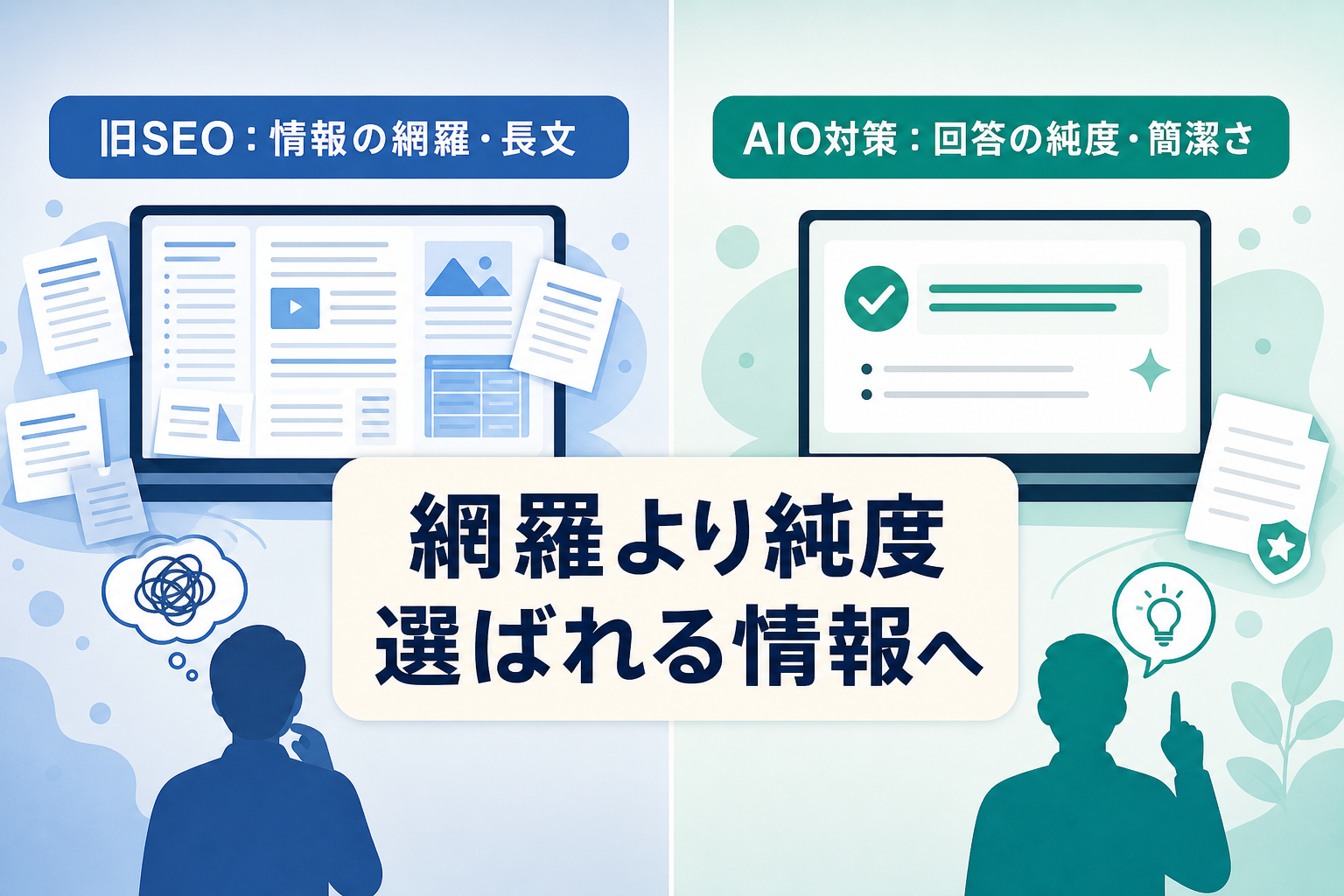 なぜ網羅性を追求する従来のSEOがAIO対策の失敗事例を招くのか？