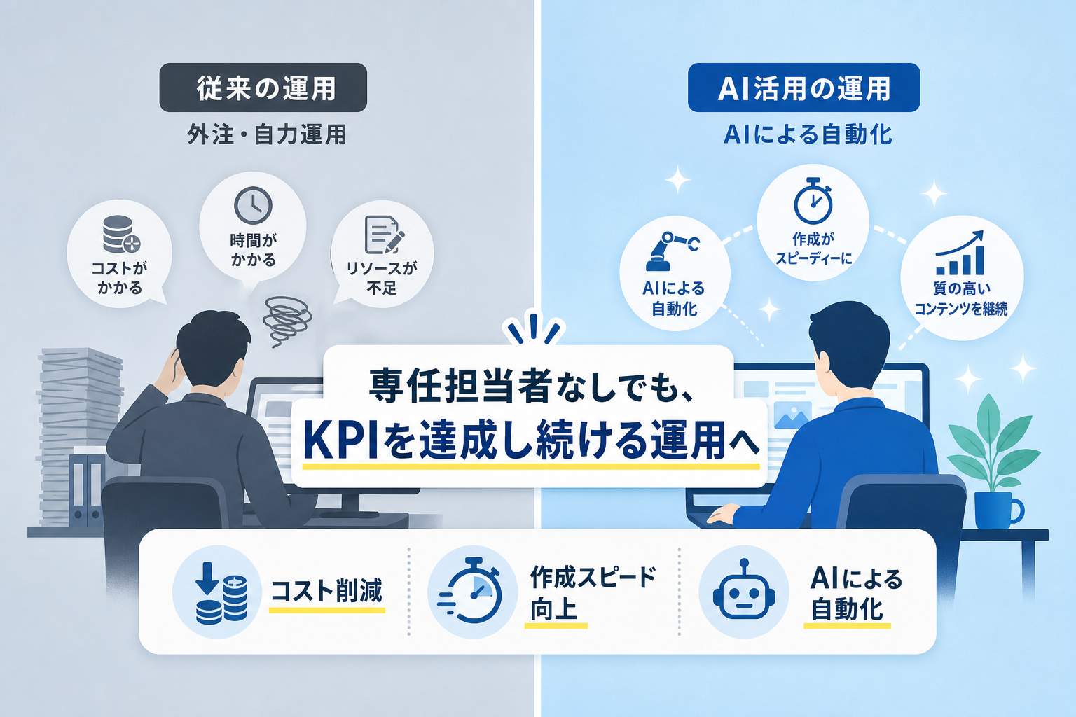 専任担当者がいなくてもKPIを達成し続けるコンテンツ運用の形とは？