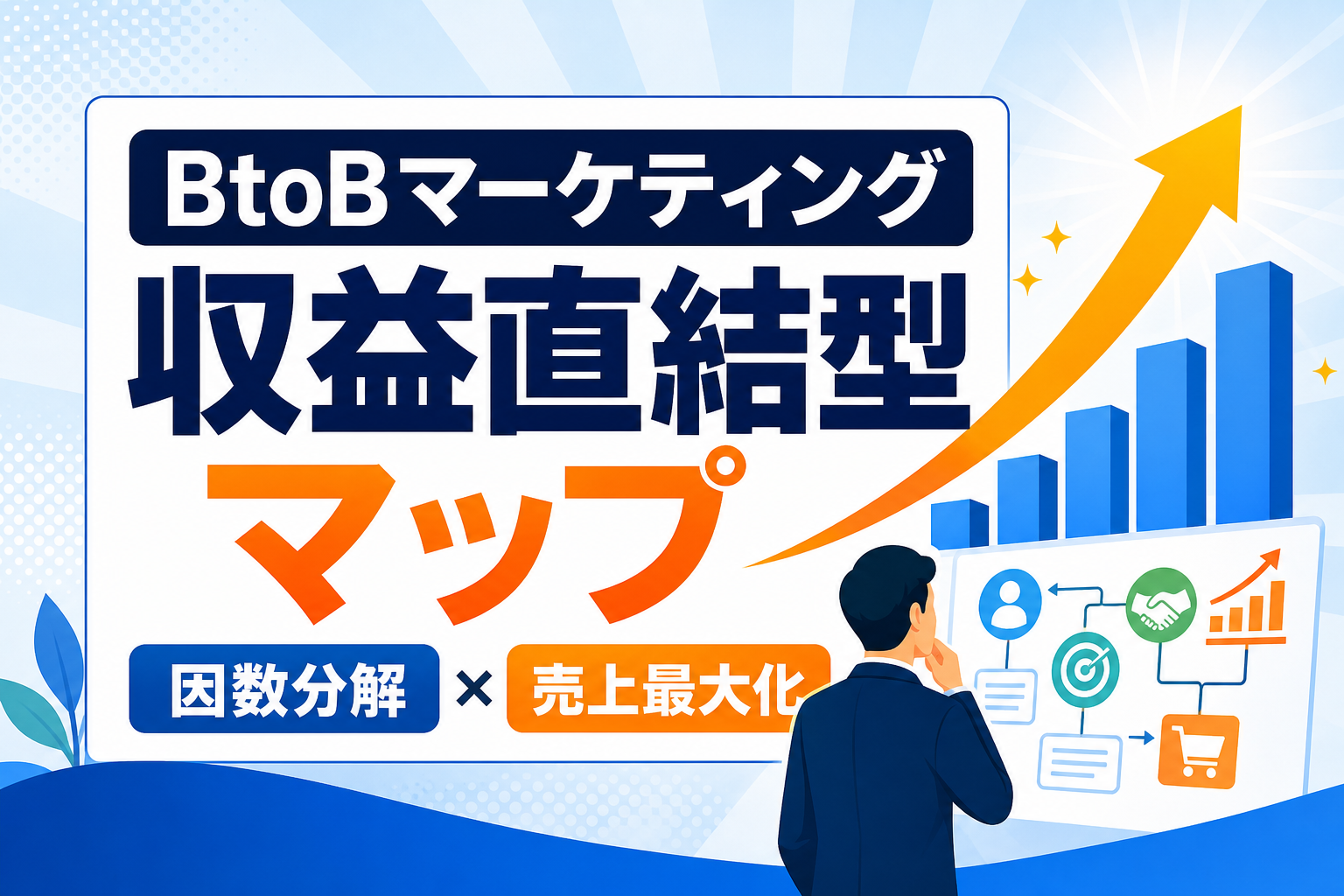 BtoBマーケティング全体図を因数分解！売上を最大化する「収益直結型マップ」の作り方