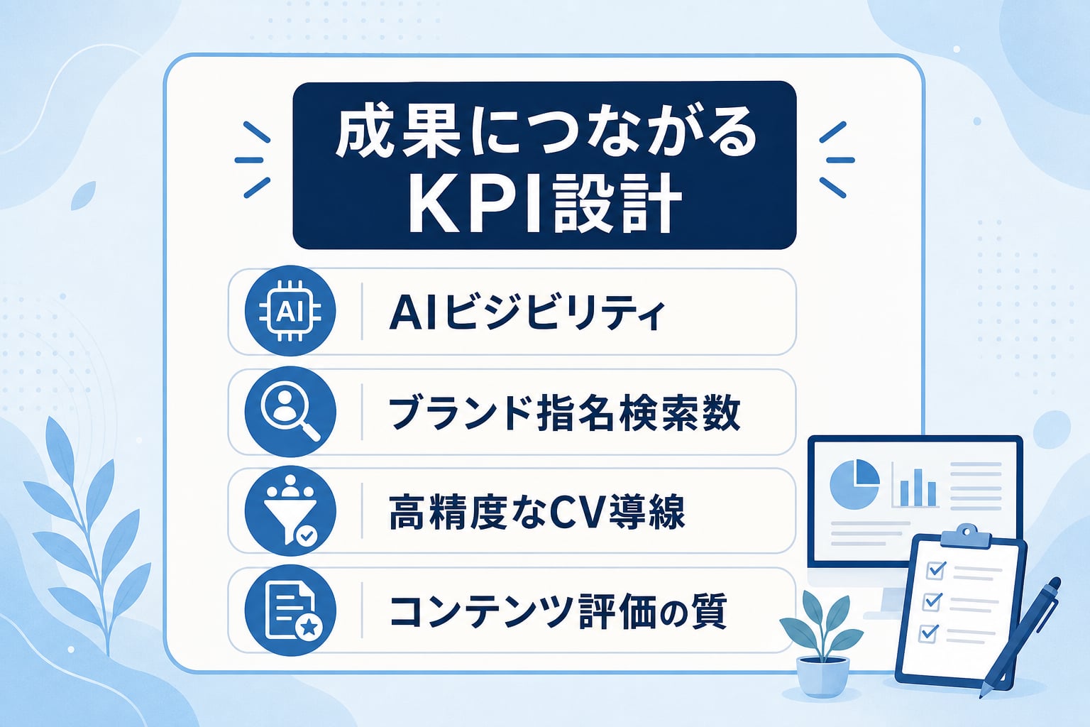 検索流入が減ってもオウンドメディアで成果を出すKPI設計とは？