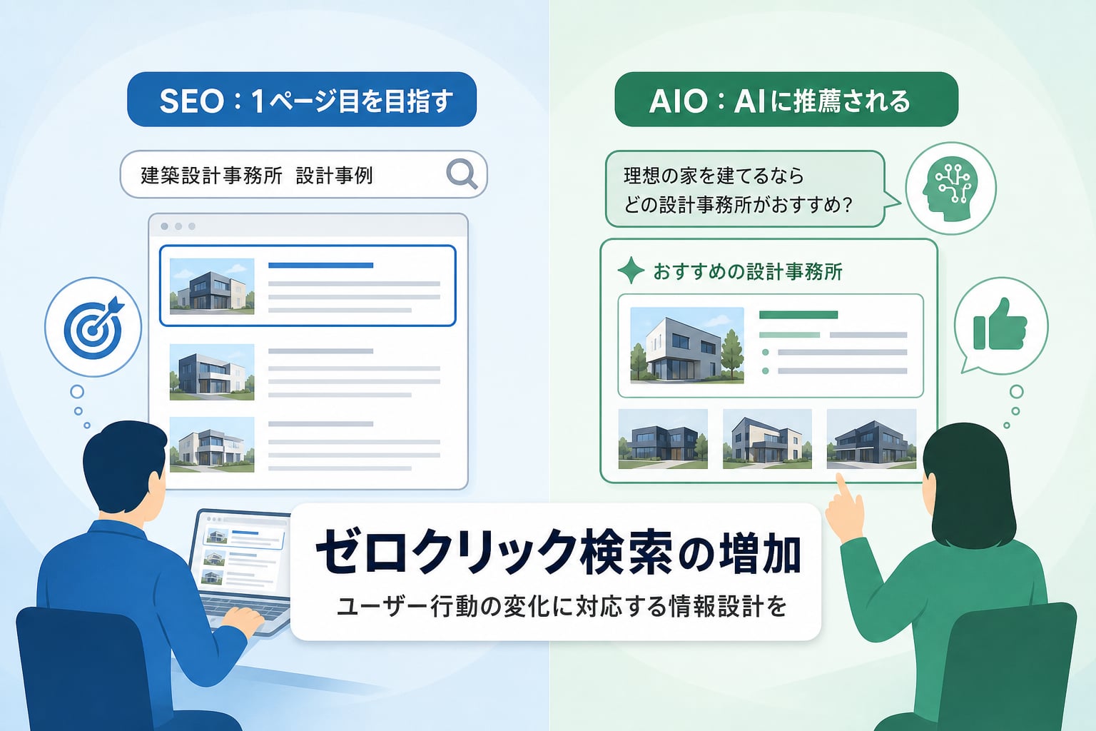 なぜ建築設計事務所の集客にAI検索対策（AIO）が不可欠なのか？
